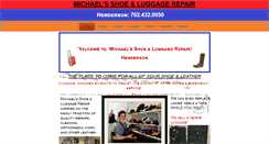 Desktop Screenshot of michaelsshoerepairlv.com